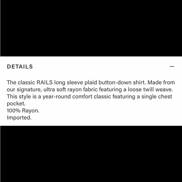 Rails Hunter Classic Button Down Top in Slate Rose White - Picture 4 of 13